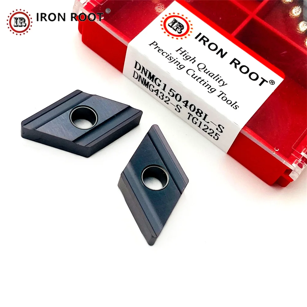 IRON ROOT DNMG150408,L-S TG1225 CNC Lathe Turning Tool Carbide Turning Tool Insert MDJNR MDQNR P.M.K