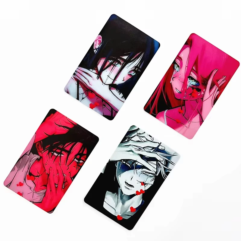 4PCS Alien Stage 3inch Lomo Card Cartoon Character Mizi Sua Ivan Till HD Anime Photocard Halloween Decoration Cards Cosplay Prop