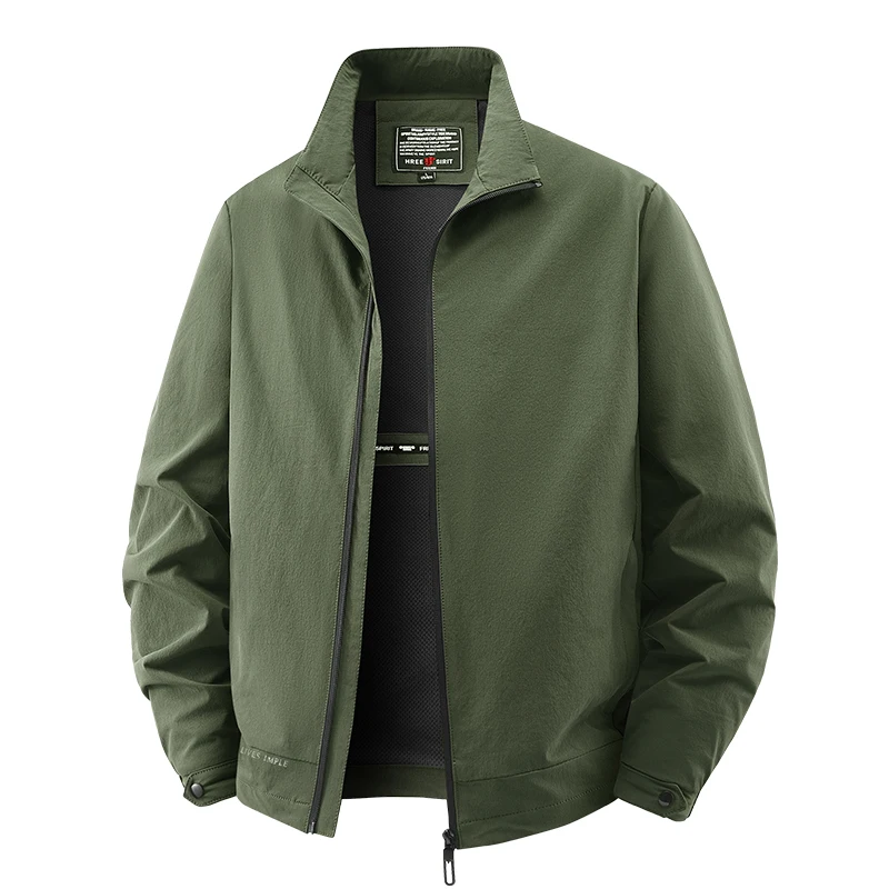 

Весенне-осенний Jaet, новый воротник-стойка, уличная свободная спортивная мужская ветрозащитная модная повседневная верхняя одежда большого размера, топ