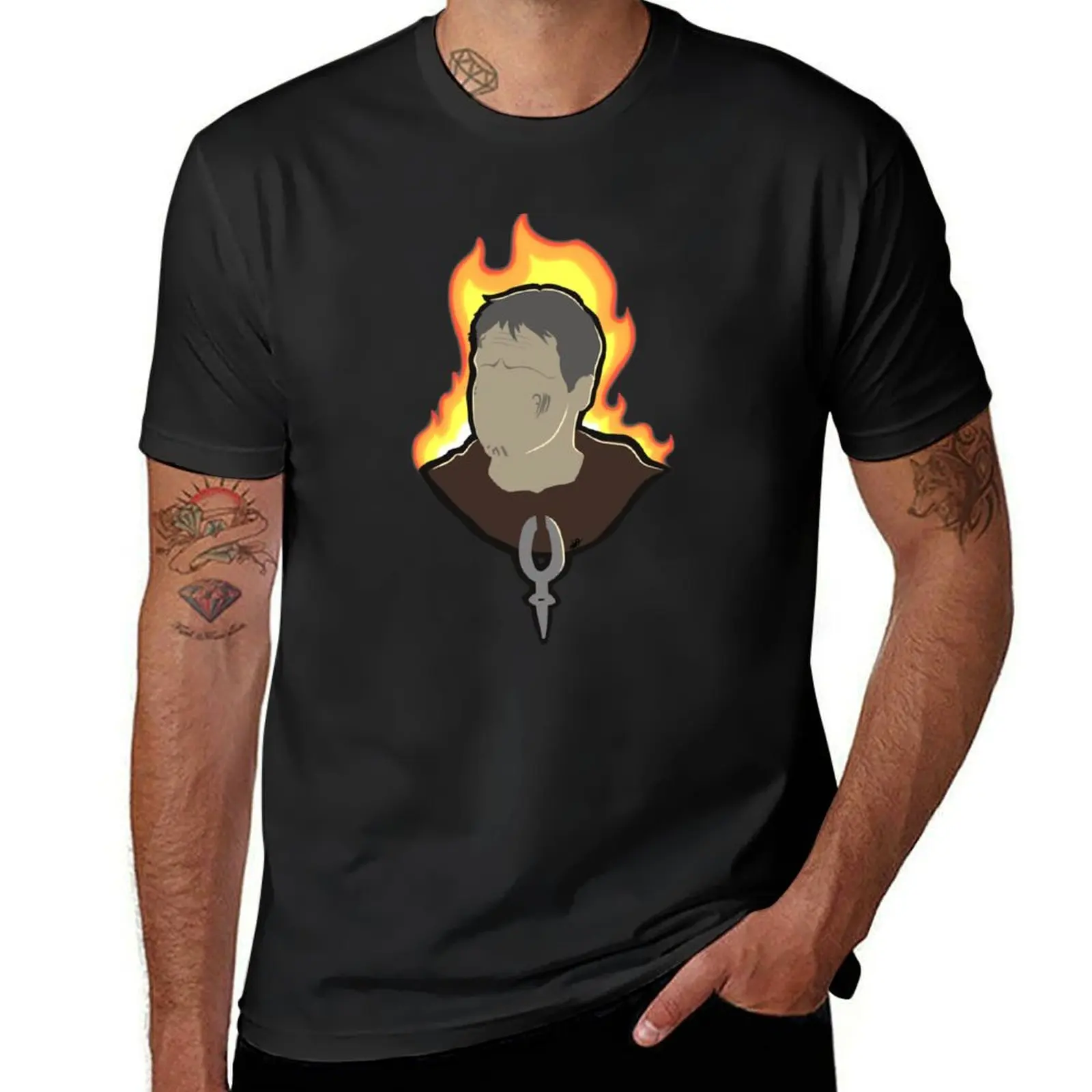 Daniel Jackson, Prior of the Ori (wersja ognia) T-Shirt chłopięcy biały plus size t-shirt męski