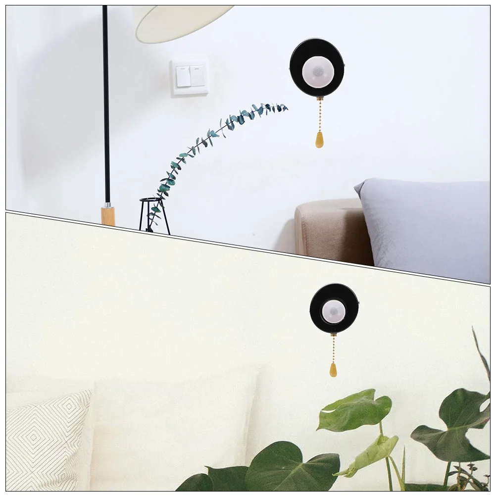 

1 set Retro Light Head Wall Light Base Pull Chain Pendant Lamp Holder For Bedside Lamp Switch Stainless Steel Vintage Lighting
