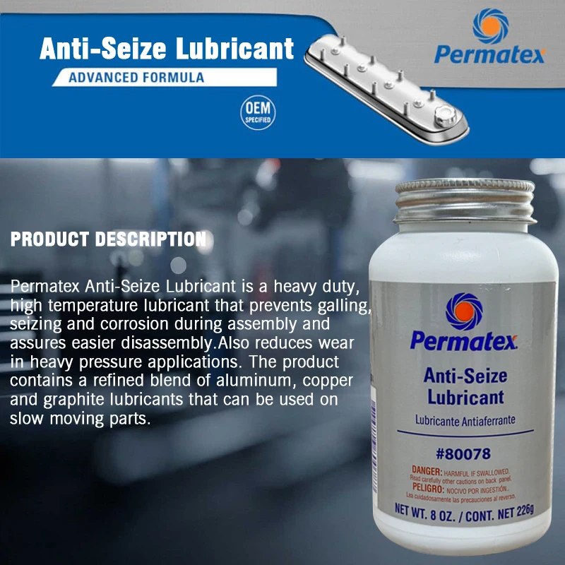 Permatex 80078 80208 anti Bite Lubricant Prevents Parts from Scratching, Removes Rust and Grease