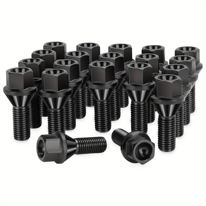 

ABQB-Для BMW E46 E90 E39 E60 E53, 20 шт., колесные болты 12X1.5 - подходят для 325I 328I 525I 528I