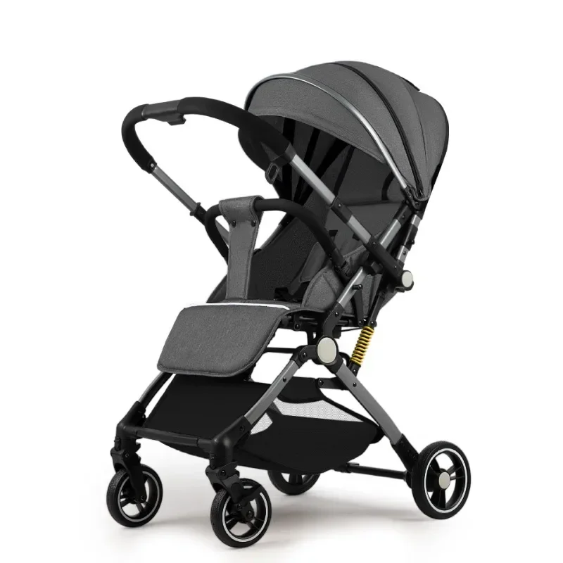 The High Landscape Is Light and Can Be Folded with One Button To Close The Car and Walk The Baby To Lie Down and Push Cart.