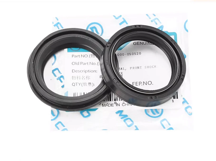 2pc Front shock suspension oil seal for cfmoto cf moto 650NK 650MT NK 650 650GT 650TR 650cc motorcycle accessories