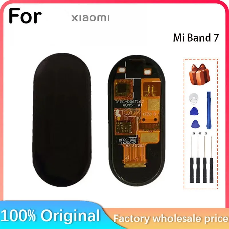 For Xiaomi Mi Band 7 Smart Bracelet LCD Display Screen Repair + Touch Screen, With NFC