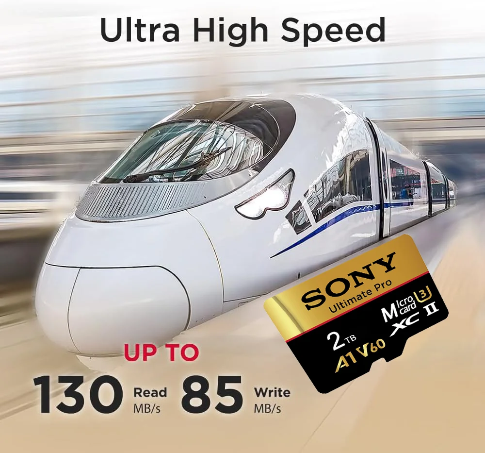 SONY V60 micro SD Card with Reader A2 4K Memory Card 2TB 1TB 512GB 256GB  Flash Micro SD Card for UAV Table DVR Video TF Card