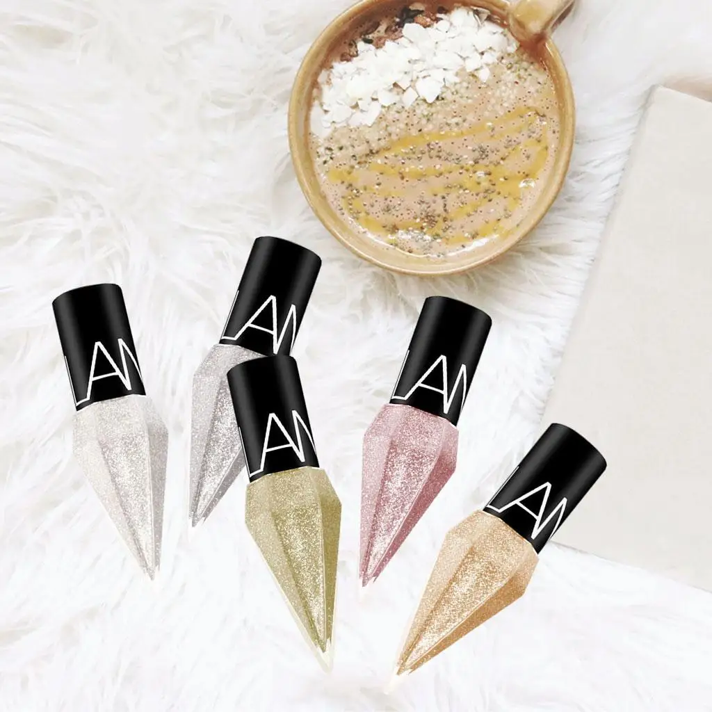 Eyeliner liquide résistant à l'eau, belle ombre à paupières brillante, maquillage pour filles