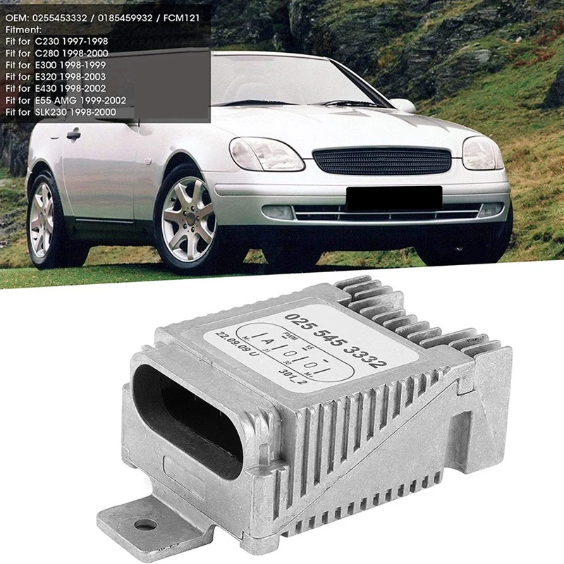 Car Air Conditioning AC Fan Control Module Unit For Mercedes Benz W210 W202 C230 C280 E300 A0255453332