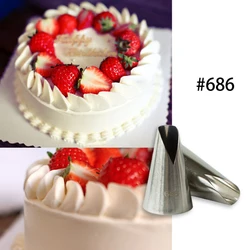 BCMJHWT #686 Icing Piping Nozzles For Cakes Decorating Tools Dumpling Pastry Cream Decoration Tips tort кондитерские товары