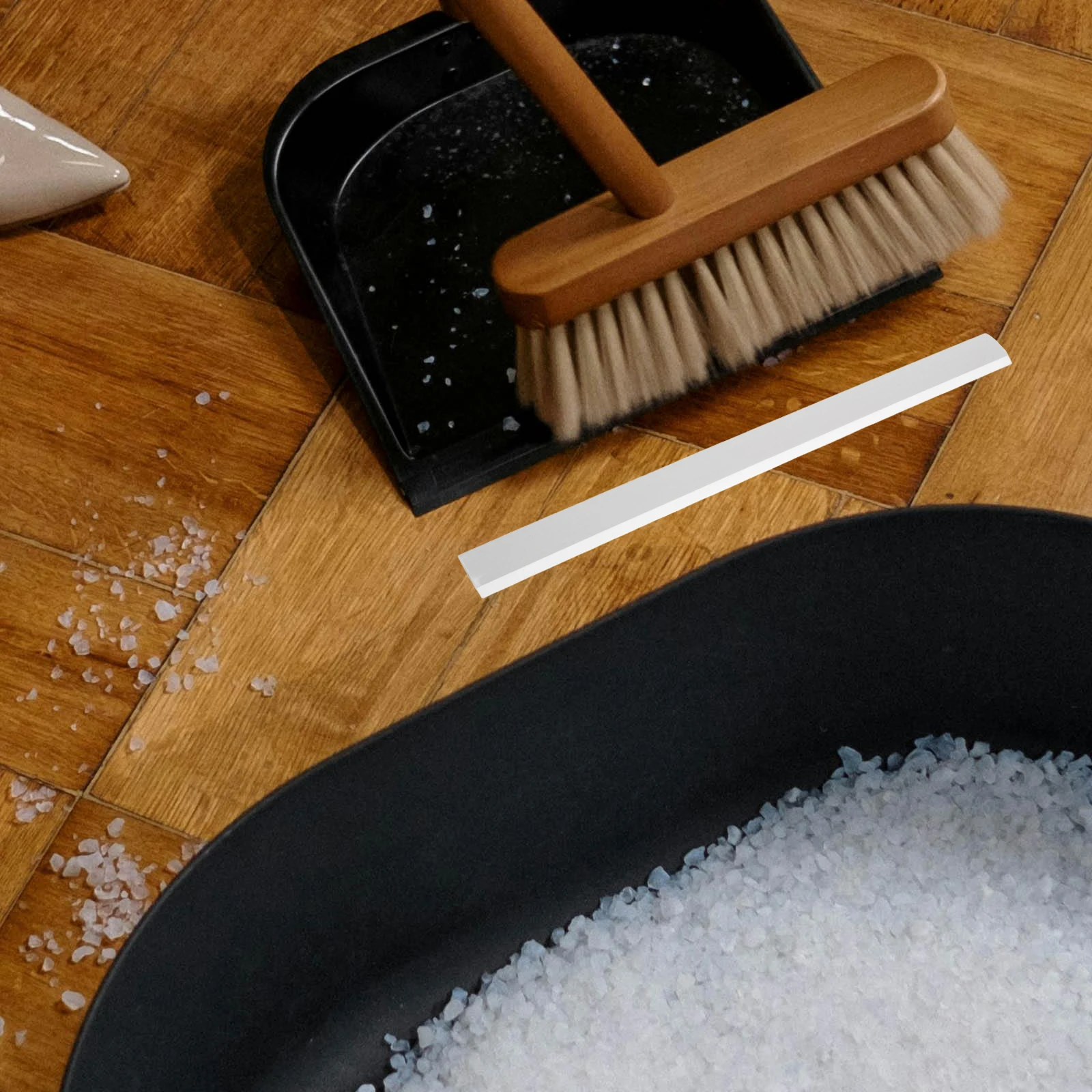 

2 Pcs Garbage Shovel Soft Layer Dustpan Edge Bar Shop Repair Accessories Commercial Household Replacement