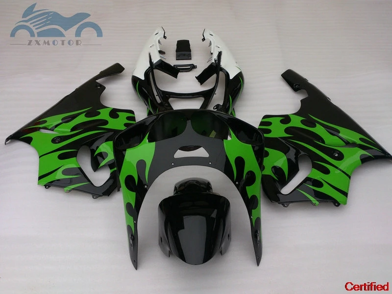 

High quality fairing kits for Kawasaki Ninja ZX7R 1997-2003 ABS plastic motorcycle fairings kit ZX 7R 96-03 green black