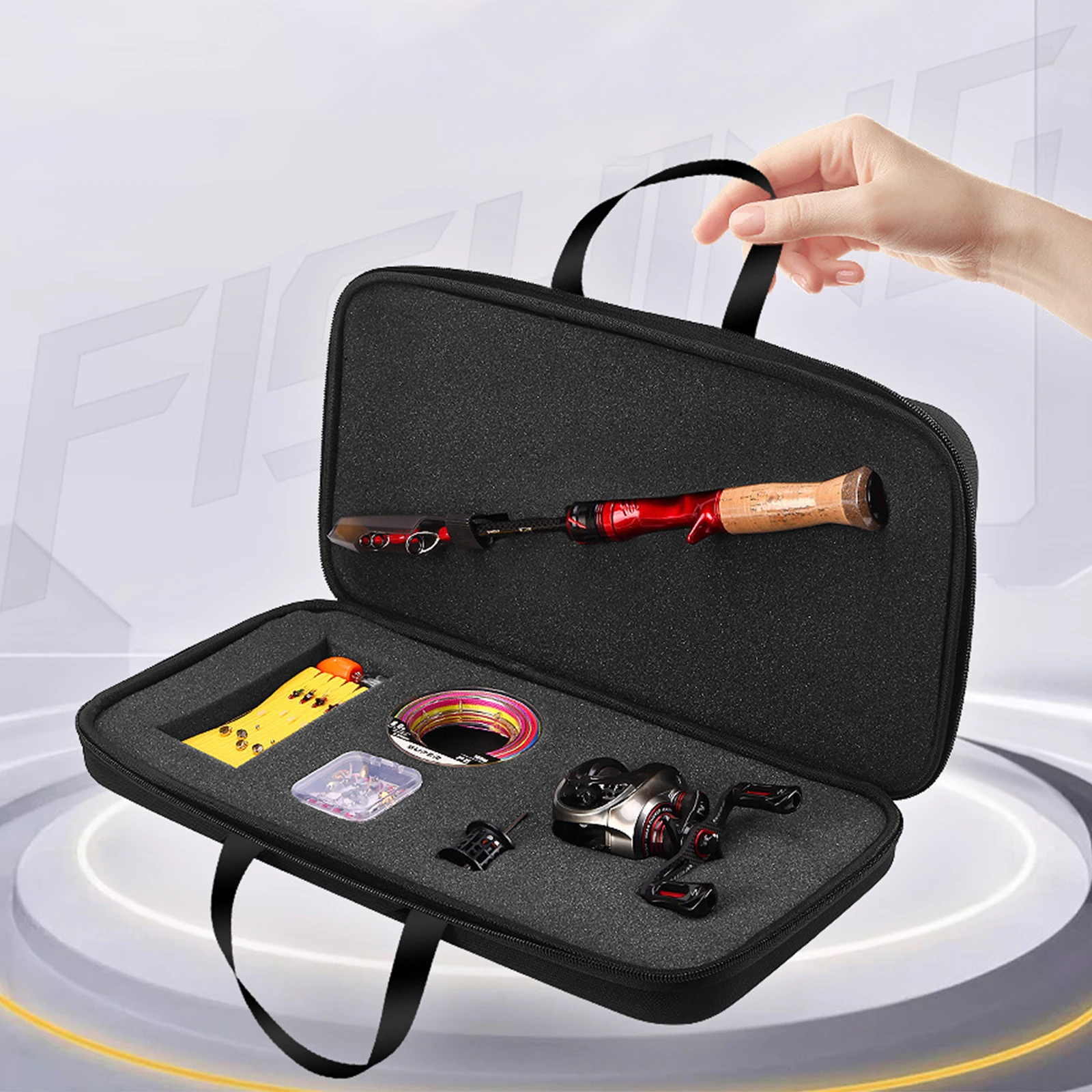 Fishing Reel Storage Bag Handbag Fishing Line Fishing Gear Storage Bag Fishing Tackle Tool Storage Bag Fishing Accessories