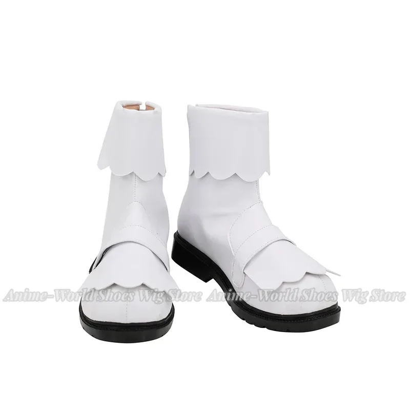 

wiwiwi 123Gym Leader Allister Cosplay Boots White Shoes Custom Made Any Size for Unisex