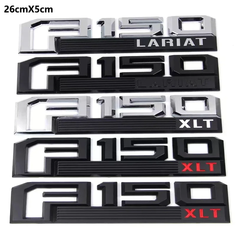 3D F150 ABS sticker for Ford Raptor F150 Lariat XLT pick-up truck with modified ABS sticker