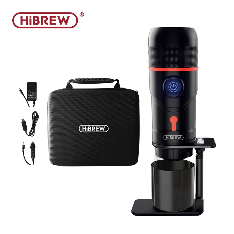 

HiBREW 15 Bar Electric Heating Water Portable Coffee Maker Portable Car Coffee Machine for Car Travel Suit