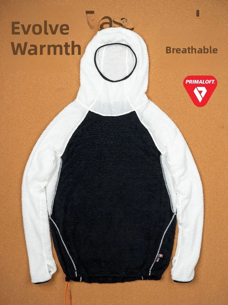 

Primaloft Evolve Hooded Fce Jaet Outdoor Breathable Warmth Snug Fit Lightweight Polyester Spring Autumn Winter Gear