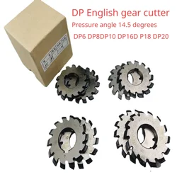 1PCS Gear Milling Cutter inch HSS Gear Cutting Tools Pressure Angle 14.5 Degrees DP8 DP16D P18 DP20 1-8