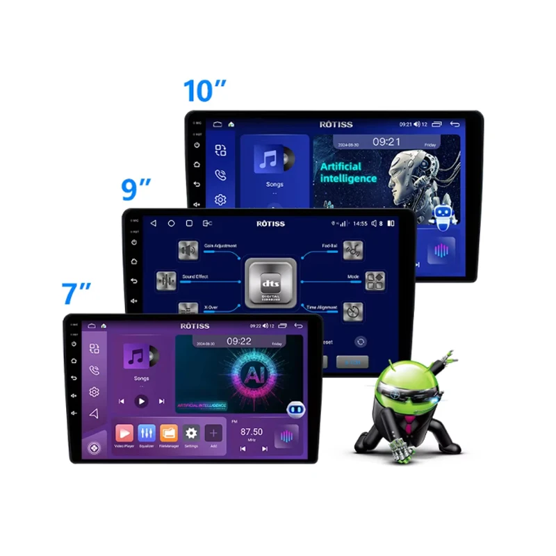

EYEWA 9'' 2+32G Android 13 Single Din Car Radio Stereo With Carplay Android Auto Touch Screen Digital Multimedia For All Car