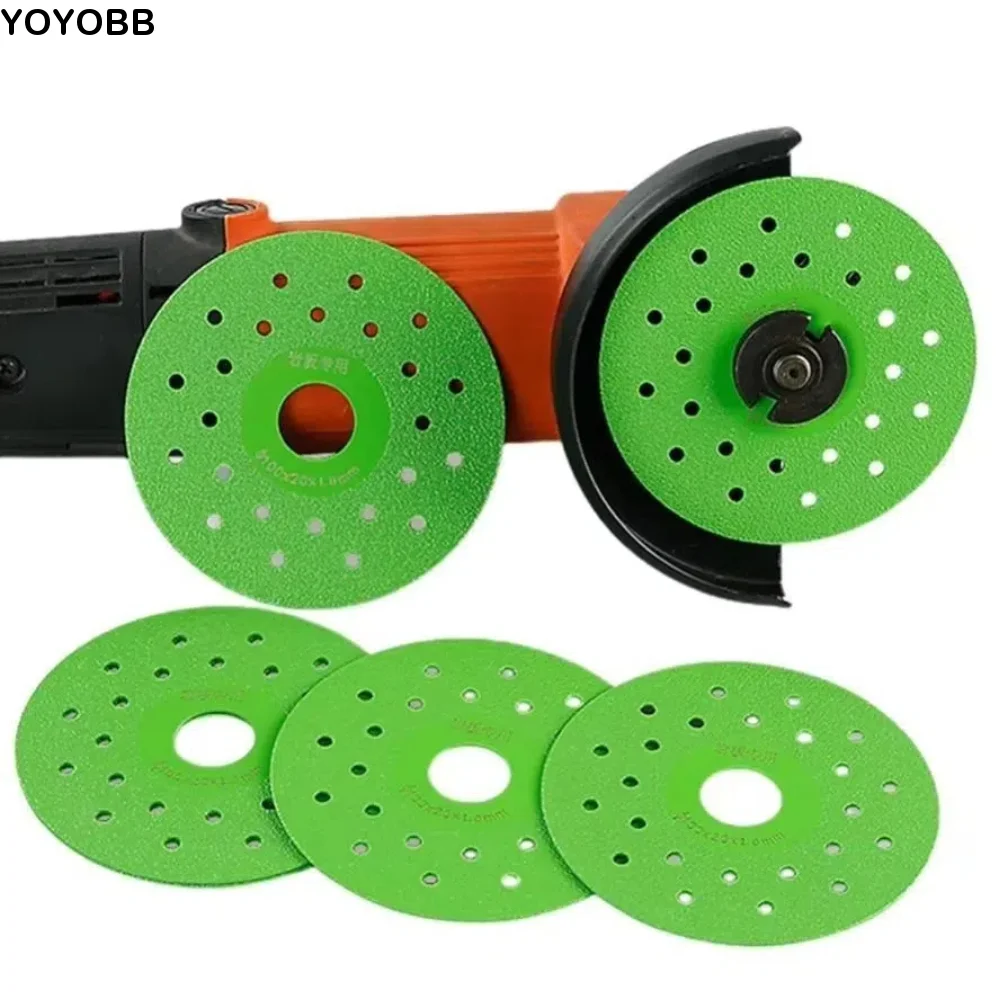 3Pcs 4inch 100mm Tile Cutting Discs Super Thin Dry Cutting Marble Saw Discs Heat-resistant Flat Grinding Grinding Disc Porcelain
