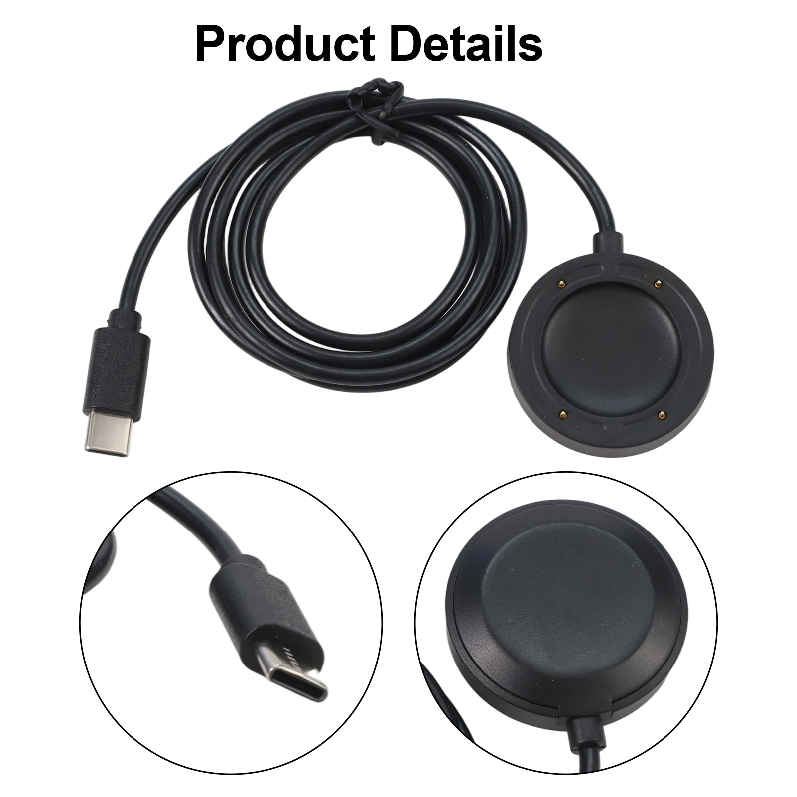 Travel Ready Magnetic Charging Cable for SUUNTO Run Sport Watch Featuring Strong Magnetic Force and Lightweight Construction