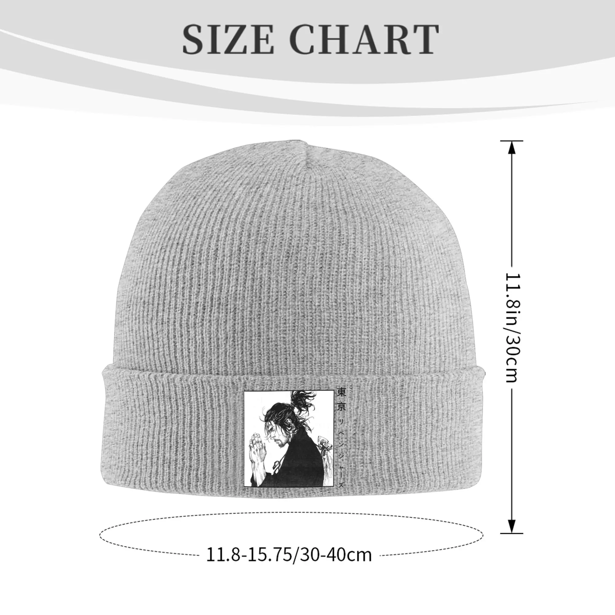 Photograp Vagabond Musashi Manga Winter Skullies Beanies Hat Warm Autumn Knitted Hats Bonnet Caps for Women Men