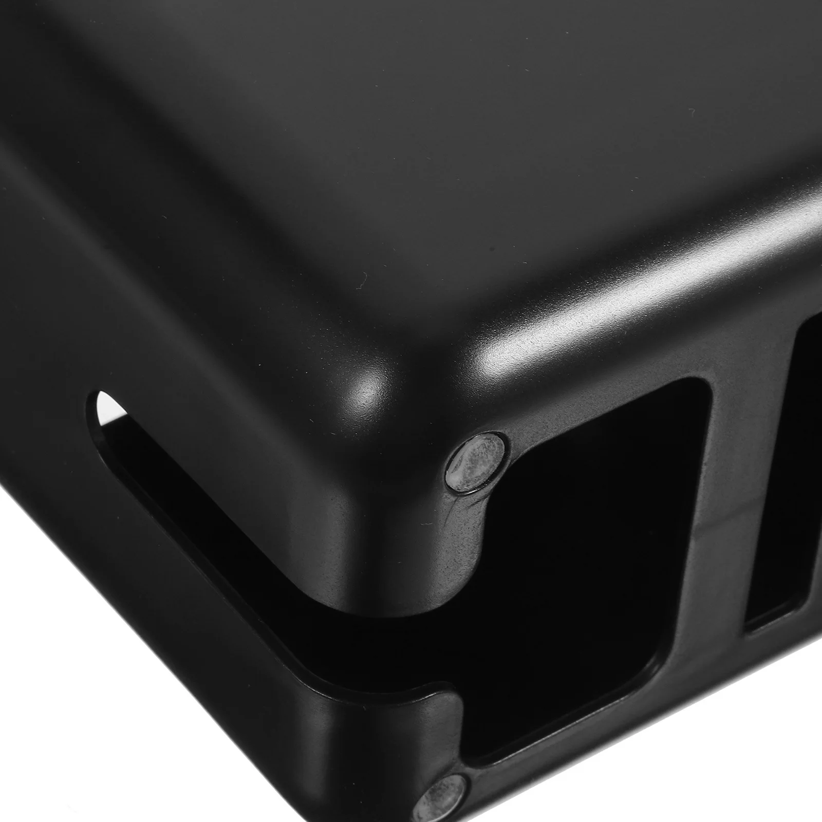 

Cable Box for Cord Management with Power Outlet Hidden Storage Compact Design for Desk Home Office Cable Organizer Box