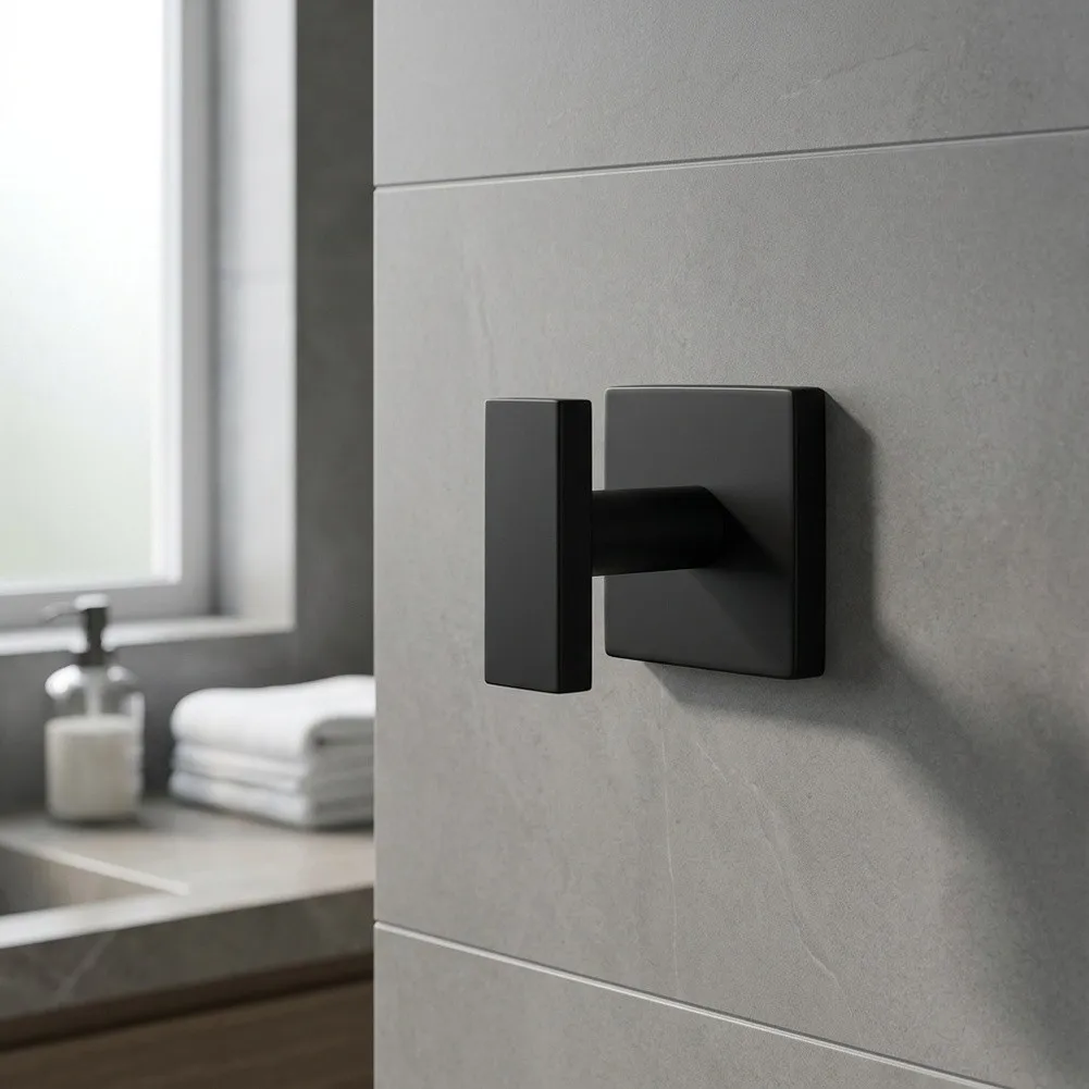 Bathrobe Bathroom Coat Hook Additional Hooks Included Easy Installation Screws For Bathrooms Dual Pack Coat Hooks Hooks