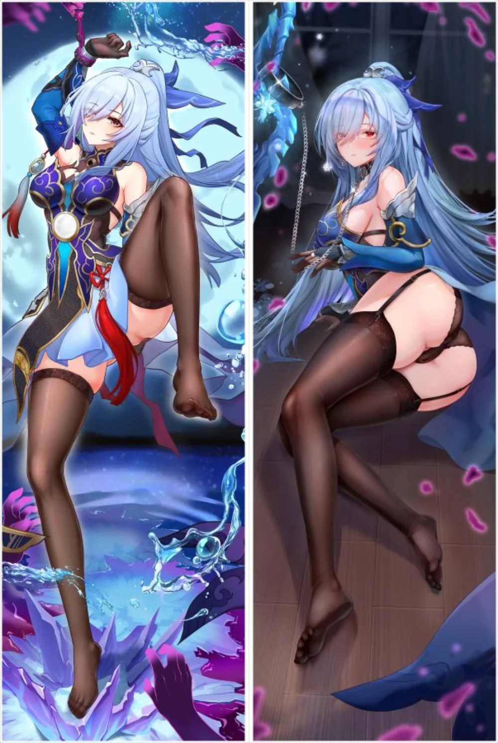 

Honkai:Star Rail Jingliu Two-dimens Anime Game Dakimakura,Pillowcase Hugging Body,Pillow Cover ( No Filler)