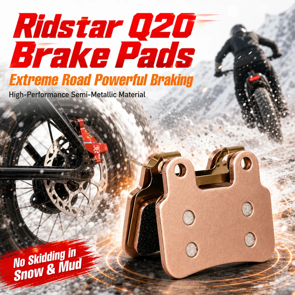 Ridstar Q20 Pro Brake Pads for Ridstar Q20 Q20 Pro H26 Pro Electric Bike Hydraulic Disc Brake Pads