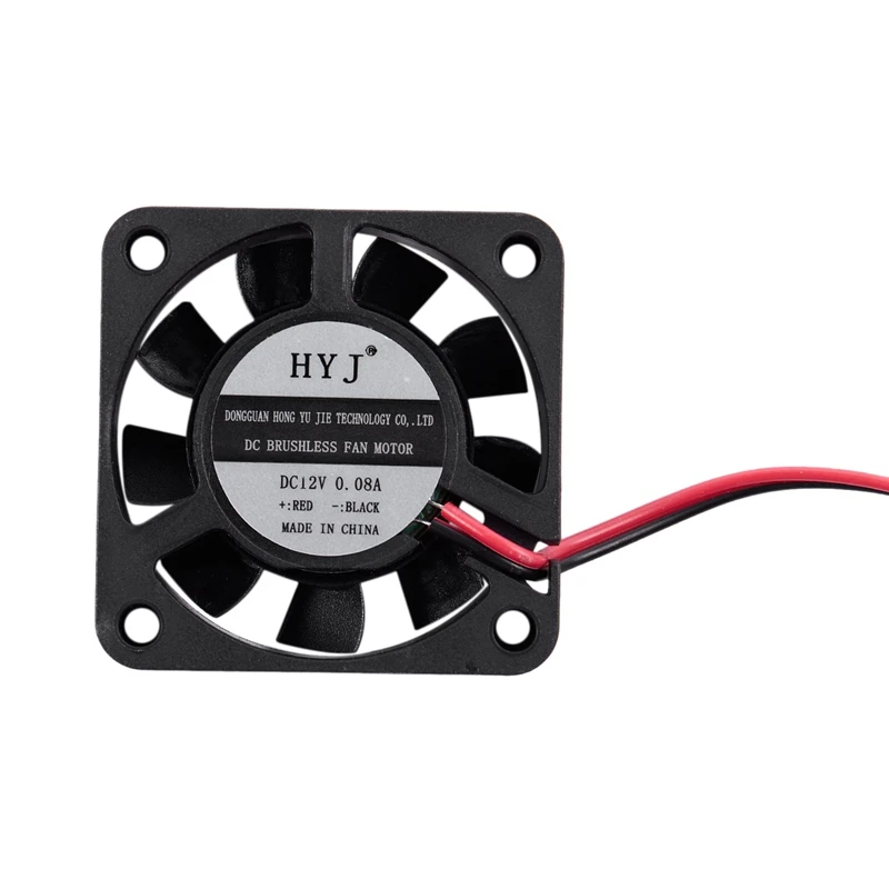 RISE-3X DC 12V 0.1A 2 Pin PC Case CPU Cooler Cooling Fan 40Mm X 40Mm X 10Mm