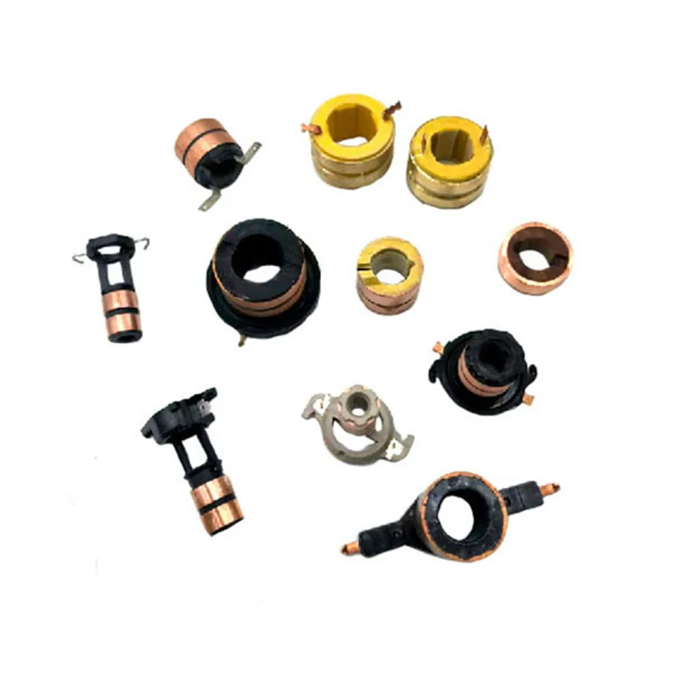 Generator Collector Copper Head SlipRing Copper Ring 16.1x7.1x7.5(51.8) Mm 2Ring  Home Appliances, High-speed DC Motors Parts