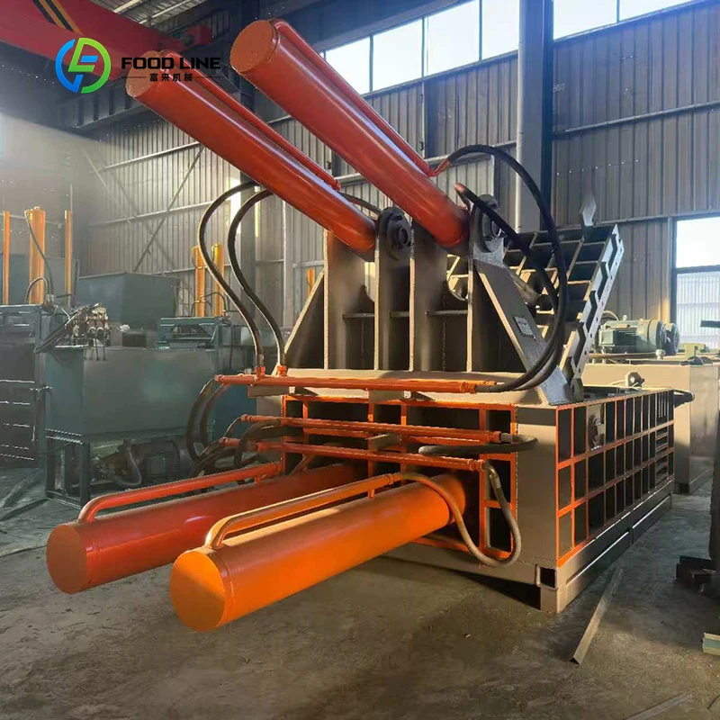 Customized Hydraulic Packing Machine for Metal Scraps Heavy Duty 150 Tons Vertical Compactor with Remote Control