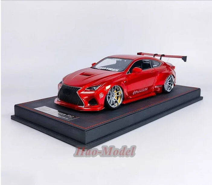 

GST 1:18 For LEXUS RC Rocket Bunny Resin Diecast Car Model Simulation Toy Boys Birthday Gift Hobby Display Collection Red/Yellow