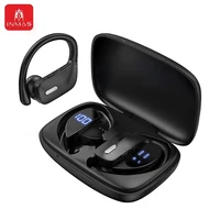 INMAS-auriculares inalámbricos T17, audífonos con Bluetooth y cancelación de ruido, pantalla LED, resistentes al agua, deportivos, para juegos