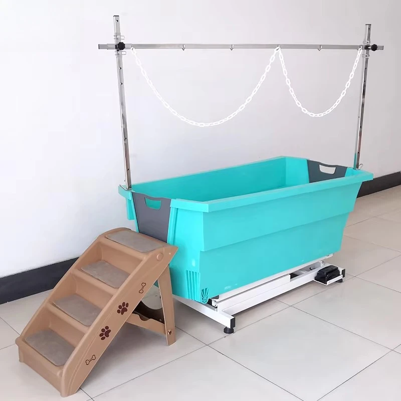 Plastic Electric Lifting Bathtub Pet  Bathtub Premium Pet Bath Pool Customizable Sustainable Dog Grooming Table 2pcs 115kg