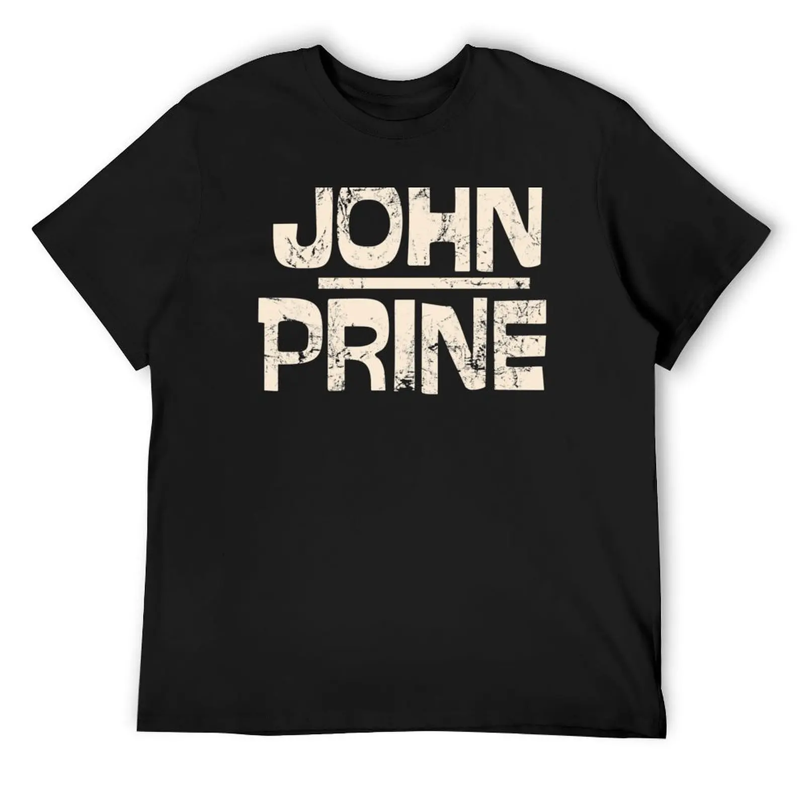

John Prine Fitted Scoop T-Shirt tops gifts for boyfriend graphic t shirts mens clothes