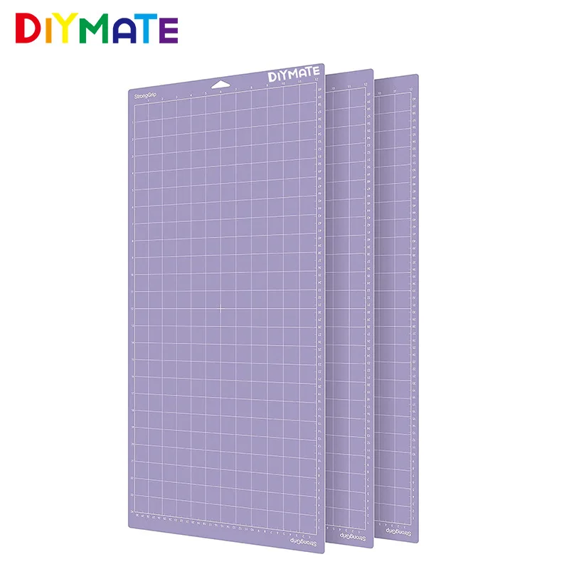 4 farbe Ersatz Schneiden Matte Klebstoff Gummi Pad Mit Mess Grid 12*24 Zoll Geeignet Für Silhouette Cricut/cameo Plotter