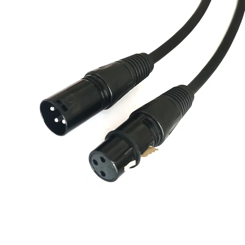 XLR 3pin Cable Male to Female Extension Karaoke Microphone Audio Sound Cannon Cable for Mixer Audio Power Amplifiers Camera