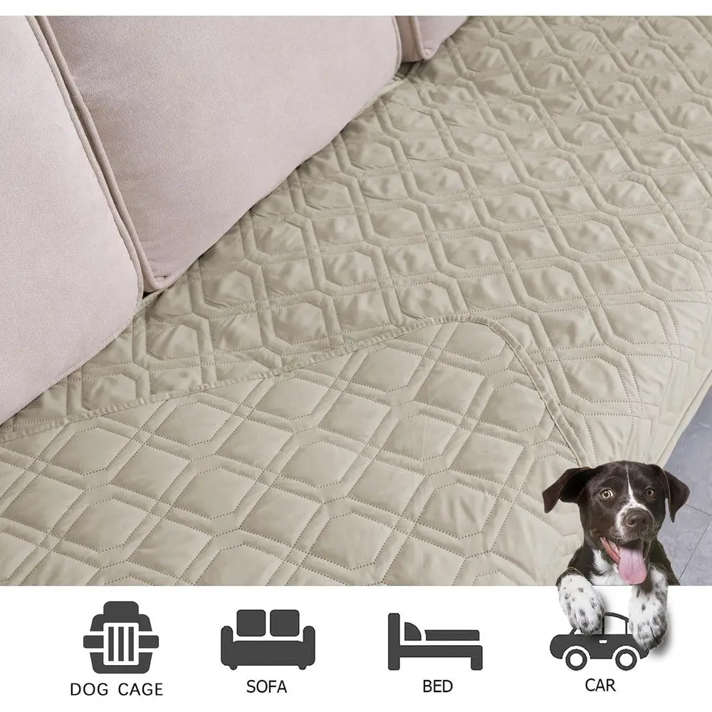 غطاء سرير كلب مقاوم للماء قابل للعكس لحماية الأثاث والأريكة والأريكة