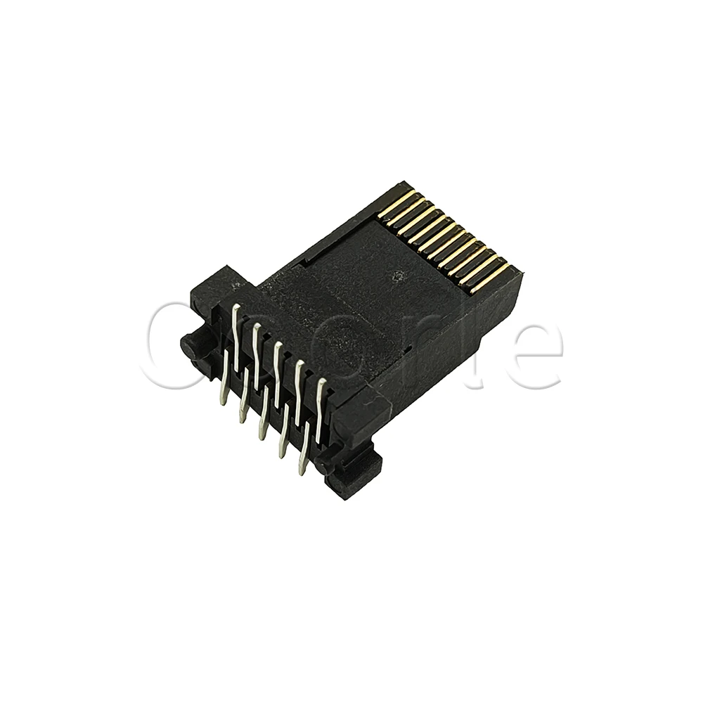 1/2/5PCS RJ50 connector 10P10C Long body PCB Board male SMT Network RJ48 Black Modular Plug