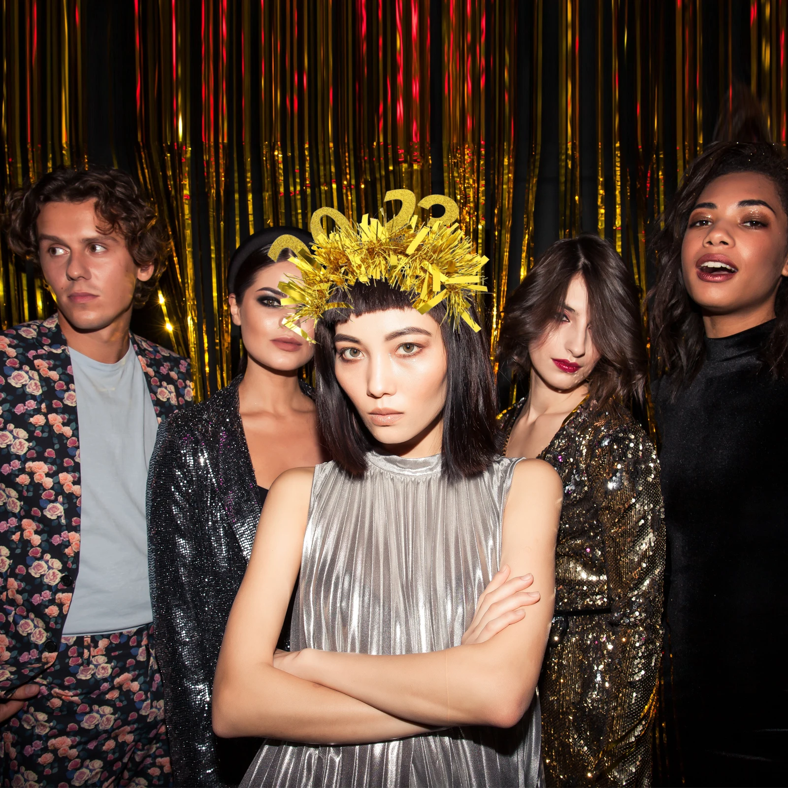 

2023 New Year Headband Hair Hoops Decorative Eve Headbands Year's Party Decoration Decorations