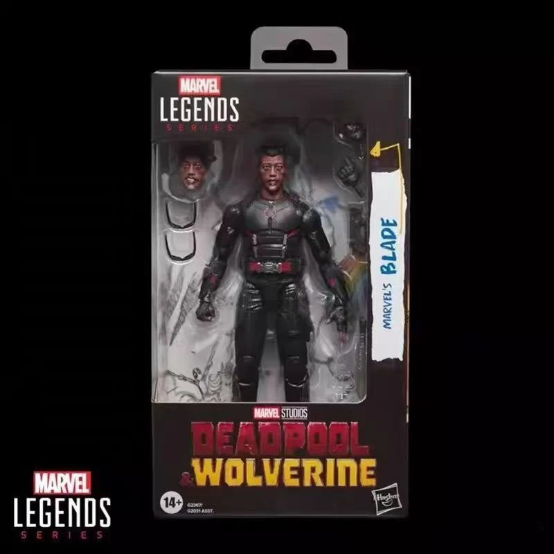 

Marvel Legends Series Blade Action Figure 6 Inch 1/12 Scale Movie Collectible Model Toy Desktop Decoration Perfect Gift for Fans