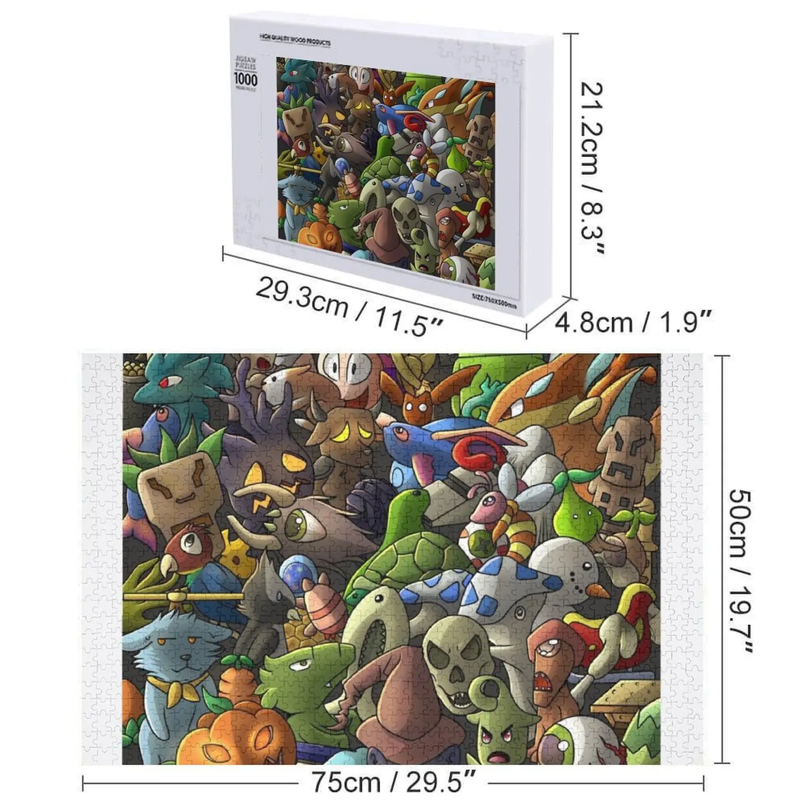 ALLE TERRARIA PETS- Digitale puzzel gepersonaliseerd voor kinderen Aangepaste houten Iq aangepaste kinderpuzzel