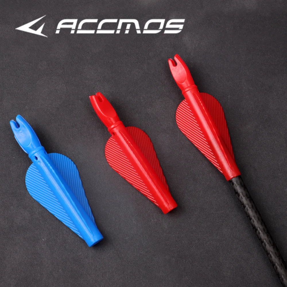 6/12/18/24pcs One Plastic Arrow Feather Arrow Tail diy 8mm Bow and arrow Shaft accessory part