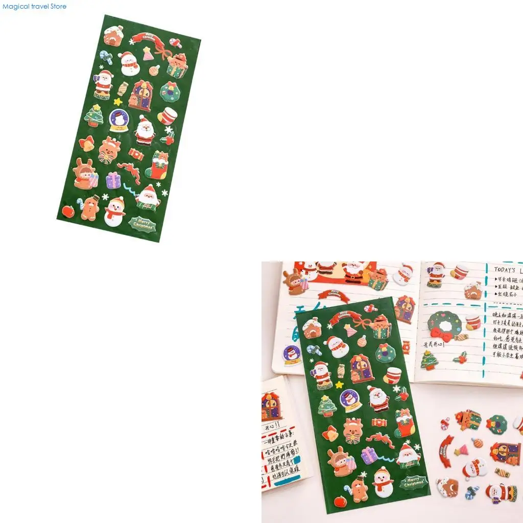 N2UB 3D Puffier Sticker Decorative Sticker for Scrapbooking Journal Notebook Phone Case, Reusable Sticker for Scrapbooks