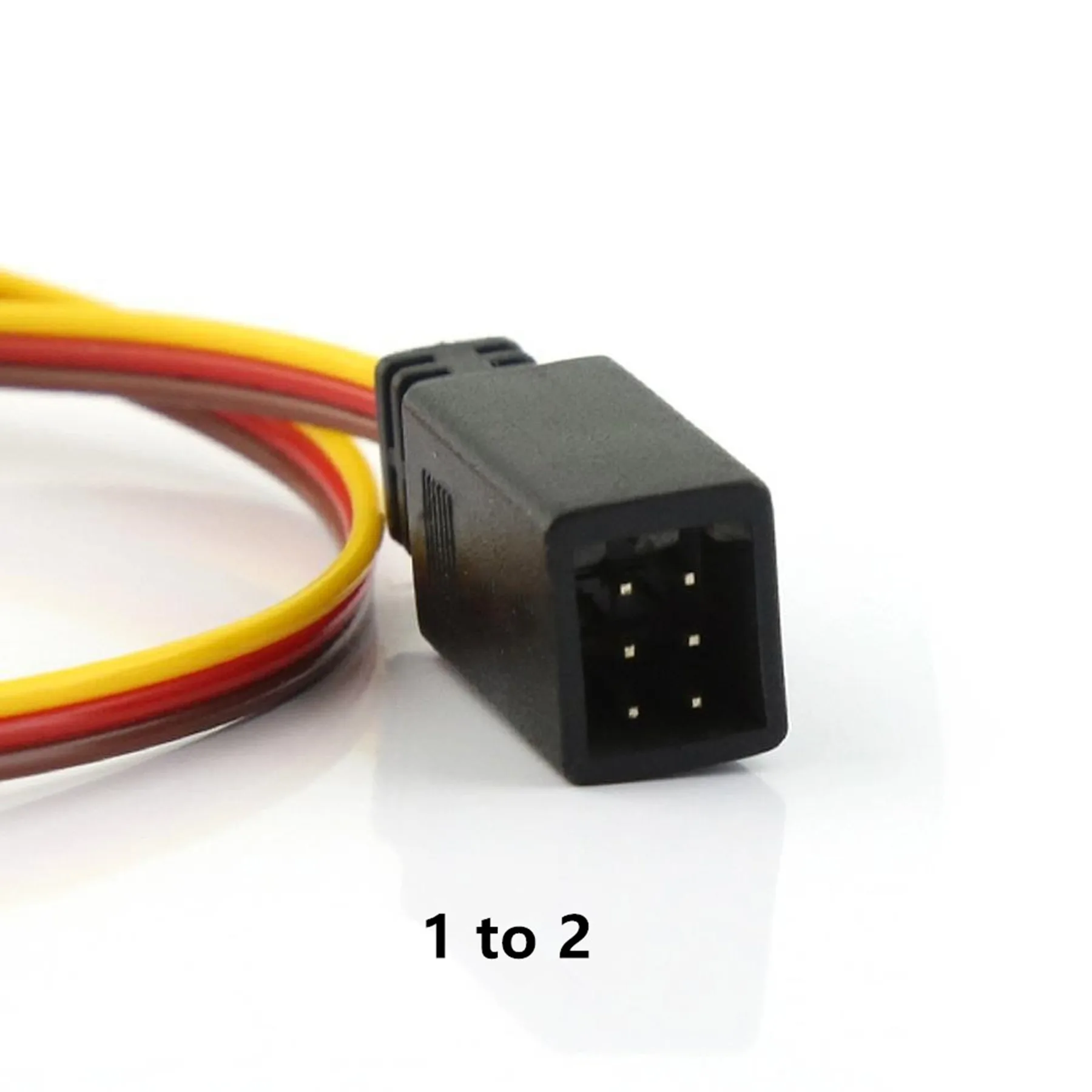 Cable de Control remoto de 1 a 2, 3, 4, 5, 6 Y, 350mm, 1 Cable de arrastre de 3 líneas, extensor de Servo ventilador para Futaba JR RC Car HSP