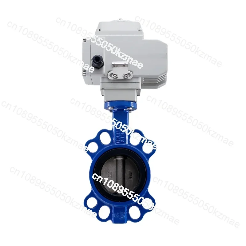 Electric Flanged Butterfly Valve D971X-16 Clamp Soft Seal Water Valve Actuator Valve DN50 65 80 200