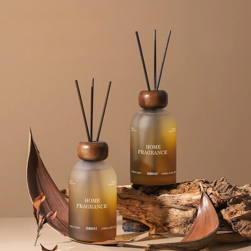 500ml Large Capacity Reed Diffuser Sets Long-Lasting Home Fragrance Essential Oil Air Freshener Multiple Scent Home Indoor Decor