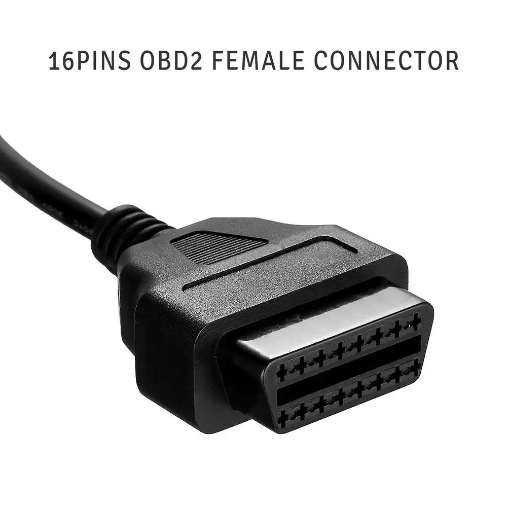 12 Pin OBD1 To 16 Pin OBD2 Convertor Adapter Cable For Diagnostic Scanner for GM